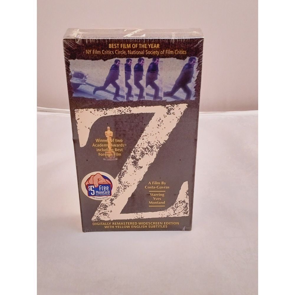 Z Movie, Film VHS New, Sealed, Costa-Gavras, Yves Montand, World Classics Cinema